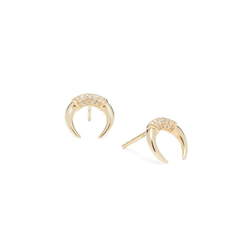 Saks Fifth Avenue 14K Yellow Gold & 0.9 TCW Diamond Stud Earrings