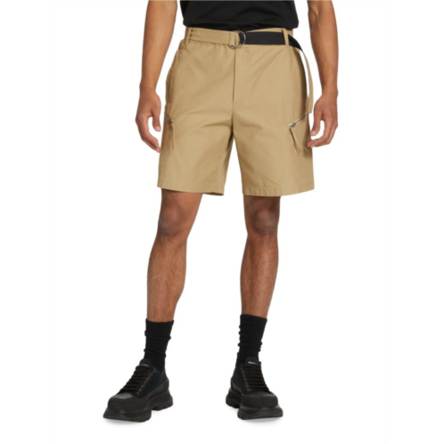 Helmut Lang Cotton Nylon Zip Shorts