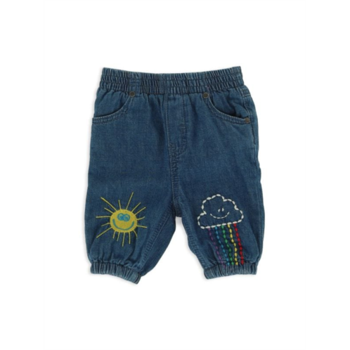 Stella McCartney ?Little Kids & Kids Embroidered Chambray Pants