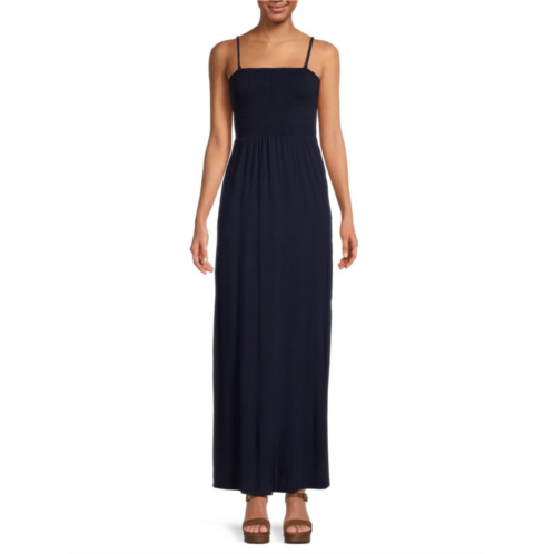 Favorite Daughter Apartment Shirred Maxi Dress