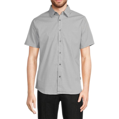 DKNY Raul Print Button Down Shirt