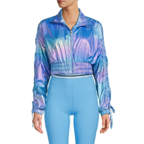 EleVen by Venus Williams Fly Away Drop Shoulder Cropped Jacket
