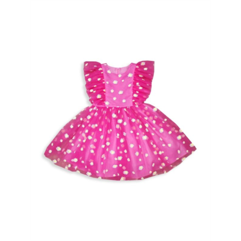 Joe-Ella Little Girls & Girls Daisy Mesh Flutter Dress