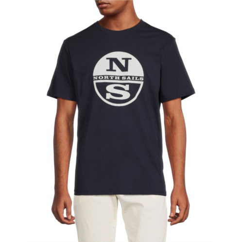 North Sails Logo Crewneck T Shirt