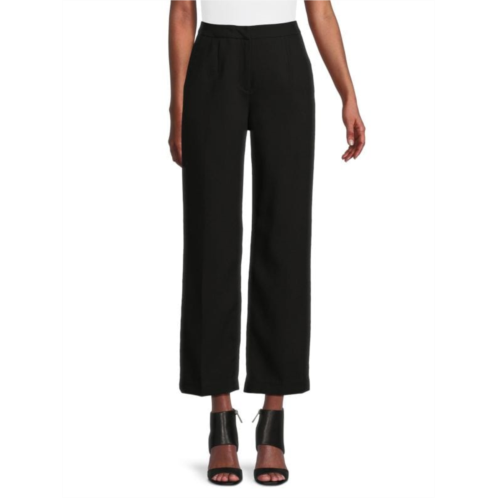 T Tahari Solid Wide Leg Pants