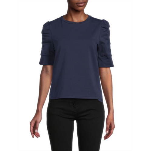 Walter Baker Skippy Ruched Sleeve Top