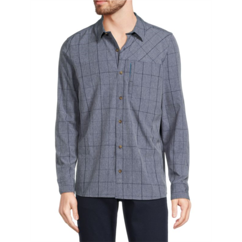 Avalanche Windowpane Sport Shirt