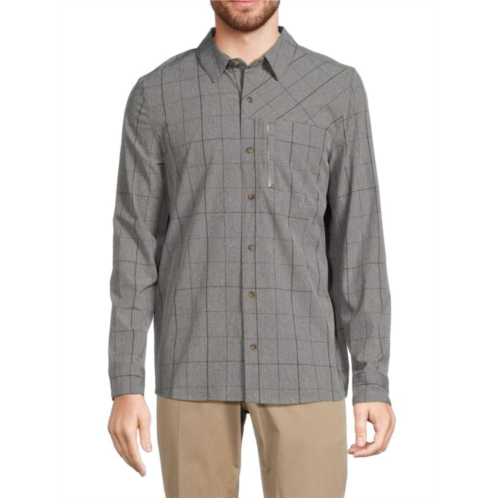 Avalanche Checked Button Down Shirt