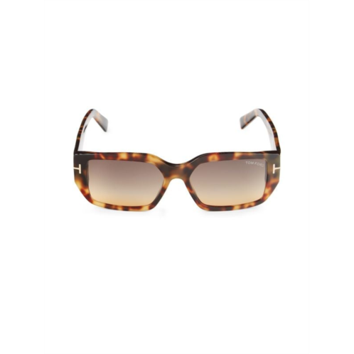 TOM FORD 56MM Rectangle Sunglasses