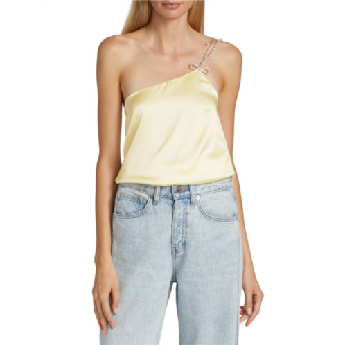 Cami NYC Dariah One Shoulder Embellished Top