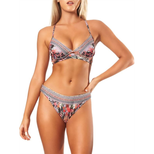 La Moda Clothing 2-Piece Floral Bikini Set