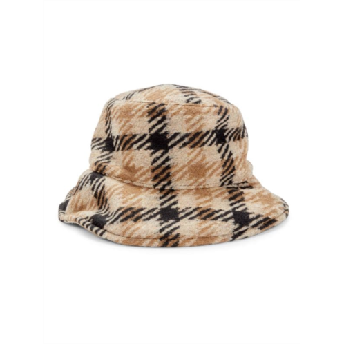 Surell Plaid Wool Bucket Hat