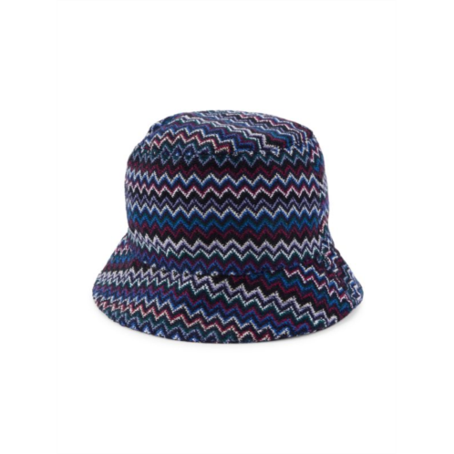 Missoni Zig Zag Wool Blend Bucket Hat