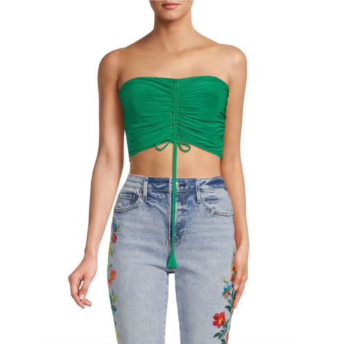 Misa Los Angeles Thera Cinch Bandeau Crop Top