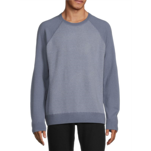 Vince Raglan Sleeve Crewneck Wool Blend Sweatshirt