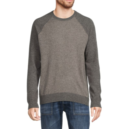 Vince Raglan Sleeve Crewneck Wool Blend Sweatshirt