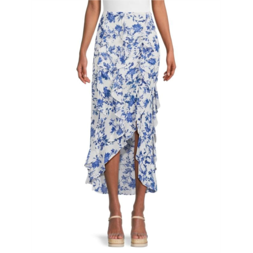Free People Flounce Floral Maxi Skirt