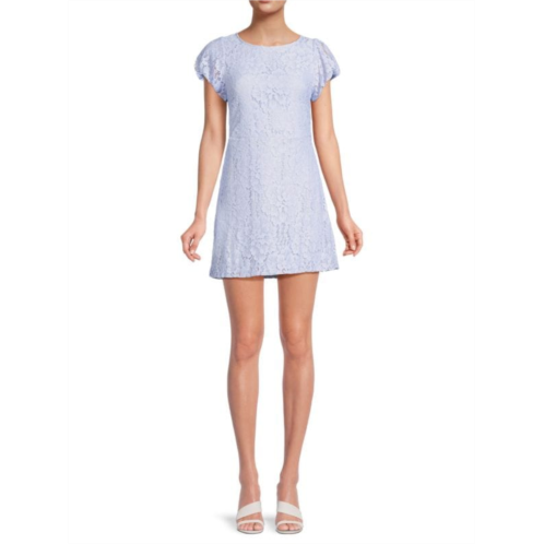 Free People Hailee Lace A Line Mini Dress