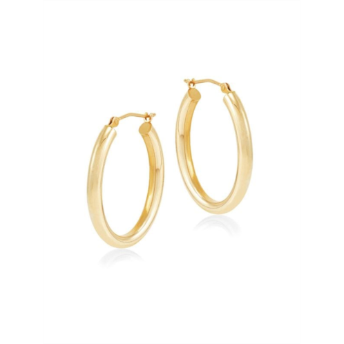 Saks Fifth Avenue Build Your Own Collection 14K Yellow Gold Oval Tube Hoop Earrings