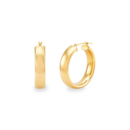 Saks Fifth Avenue Build Your Own Collection 14K Yellow Gold Half Tube Hoop Earrings