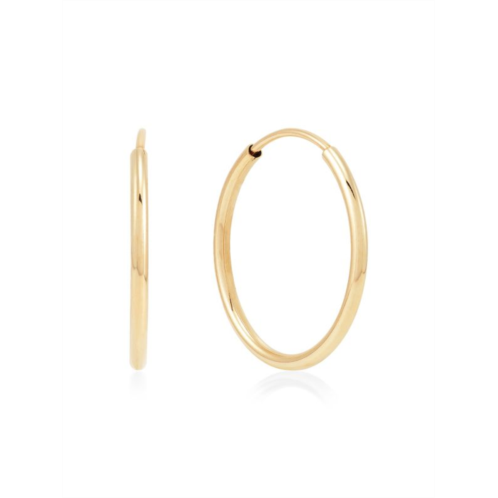 Saks Fifth Avenue Made in Italy Build Your Own Collection 14K Yellow Gold Endless Tube Hoop Earrings