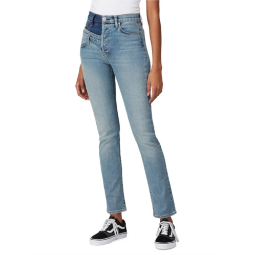 Hudson High Rise Straight Jeans