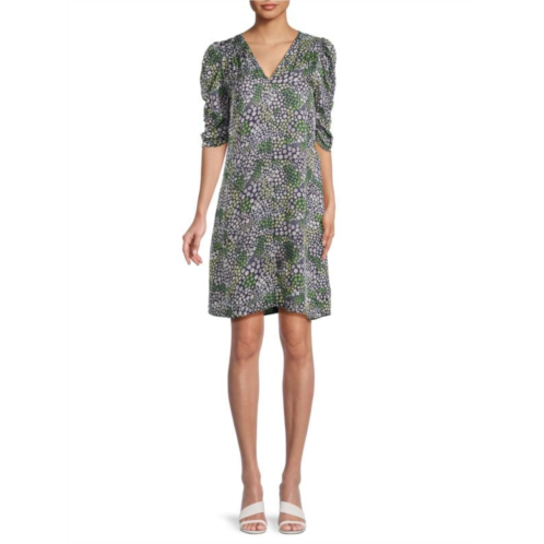 See by Chloe ?Floral Puff Sleeve Shift Dress