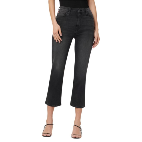 Hudson Noa Straight Fit Mid Rise Cropped Jeans