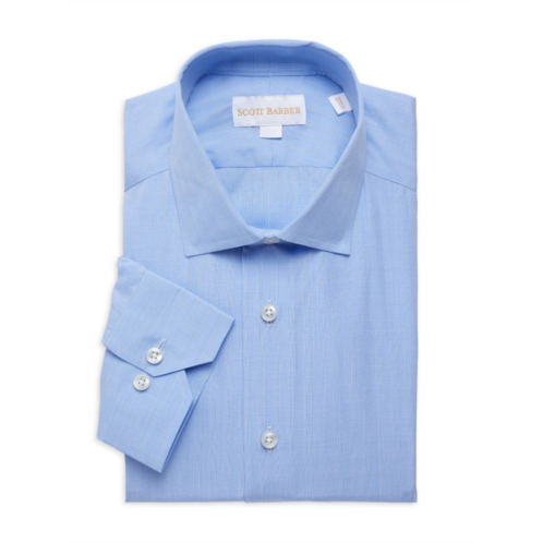 Scott Barber Glen Plaid Dress Shirt
