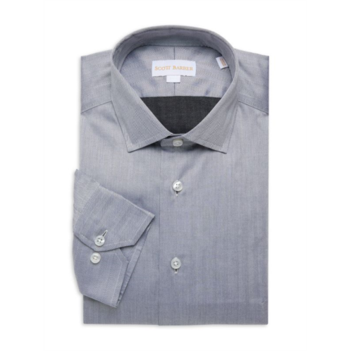 Scott Barber Herringbone Dress Shirt
