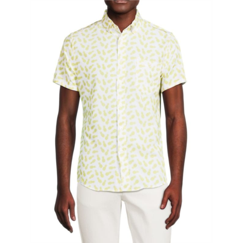 Heritage Report Collection Pineapple Print Shirt