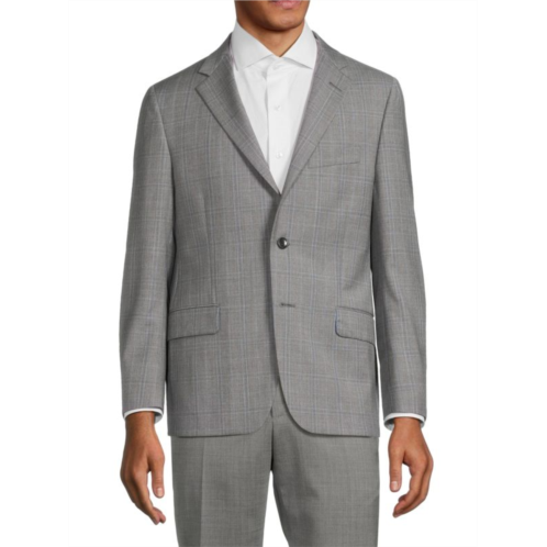 Hickey Freeman Milburn II Plaid Wool Blazer