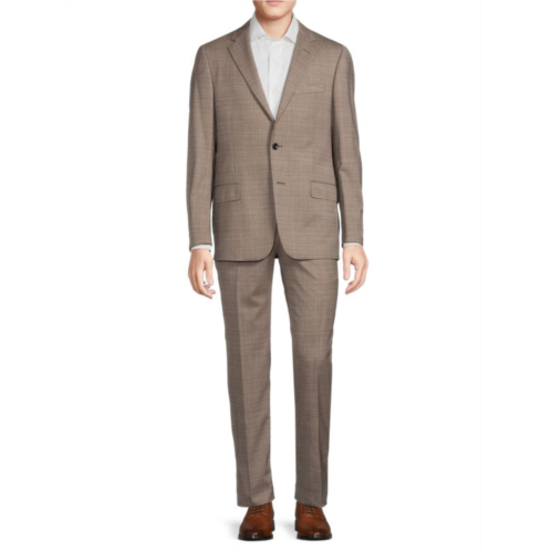 Hickey Freeman Milburn IIM Series Textured Wool Suit