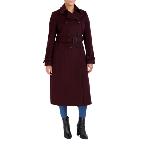 Cole Haan Signature Slick Wool Blend Trench Coat