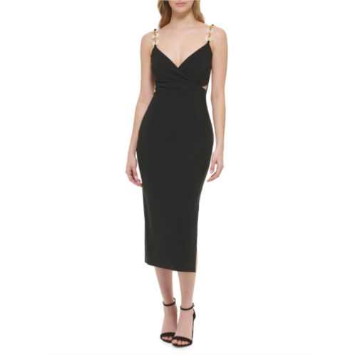 Guess Surplice Sheath Midi Dress