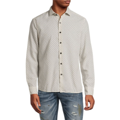 Robert Barakett Livingstone Floral Cotton Shirt