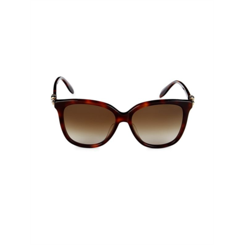 Alexander McQueen 57MM Sqaure Sunglasses