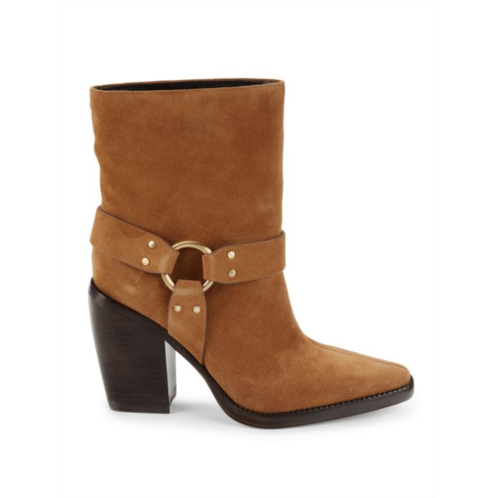 Rag & bone Rio Block Heel Suede Ankle Boots