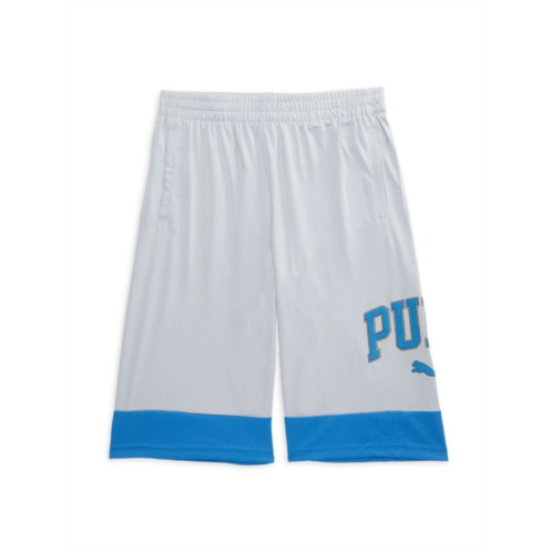 Puma Boys Contrast Logo Shorts