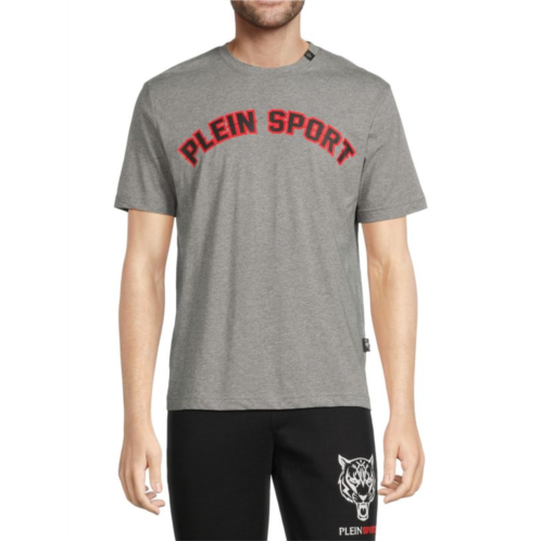 Plein Sport Logo Heathered Tee