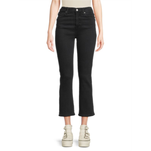 7 For All Mankind Mid Rise Slim Kick Flare Jeans