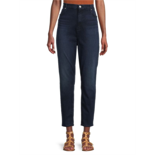 7 For All Mankind High Rise Ankle Skinny Jeans