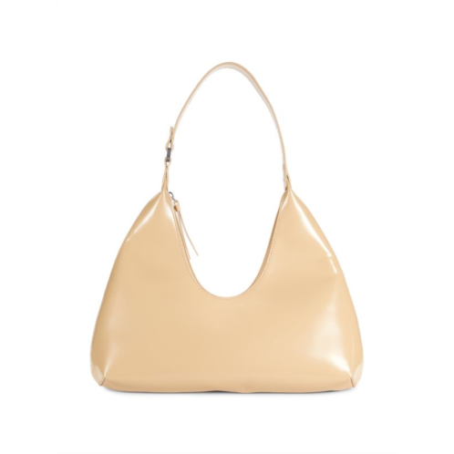 By Far Amber Patent Leather Shoulder Bag