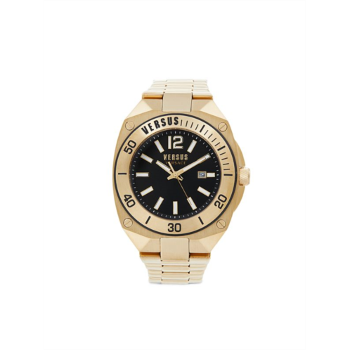 Versus Versace 48MM Goldtone Stainless Steel Bracelet Watch