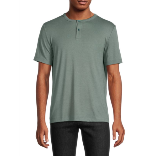 Theory Gaskell Short-Sleeve Henley