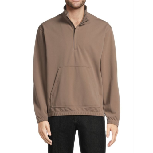 Theory Reev Pov.Trainer Zip Up Pullover