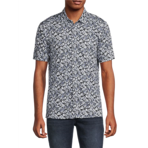 Raffi Print Button Down Shirt