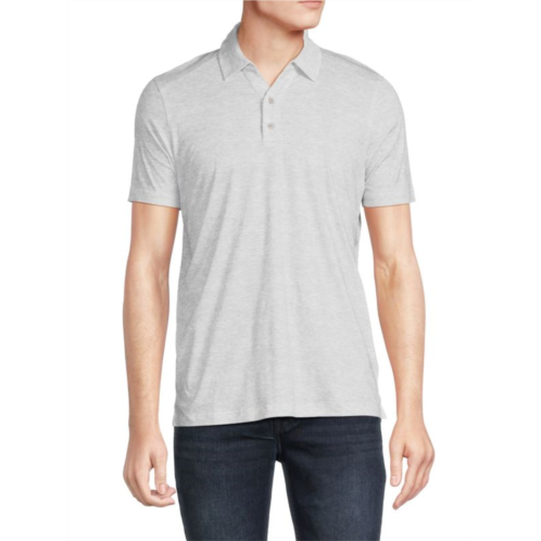 Raffi Heathered Polo