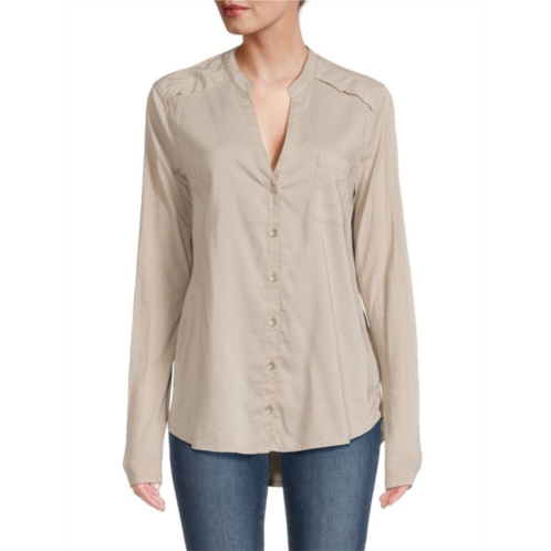 Splendid Solid Button Down Shirt