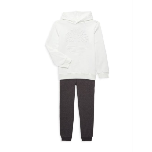 Timberland Boys 2-Piece Logo Hoodie & Pants Set